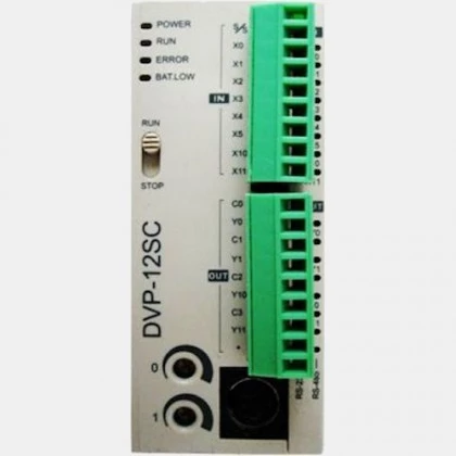 Sterownik PLC 8 wejść i 4 wyjścia NPN DVP12SC11T Delta Electronics