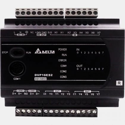 Sterownik PLC 16 wejść i 8 wyjść przekaźnikowych DVP24ES200R Delta Electronics