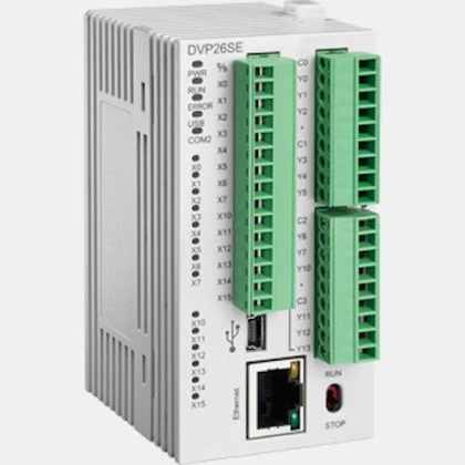 Sterownik PLC 14 wejść i 12 wyjść przekaźnikowych DVP26SE11R Delta Electronics