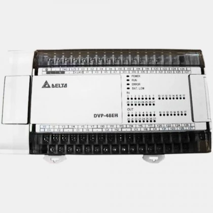 Sterownik PLC 24 wejść i 24 wyjść przekaźnikowych DVP48EH00R2 Delta Electronics