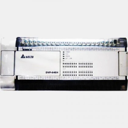 Sterownik PLC 32 wejść i 32 wyjść tranzystorowych DVP64EH00T2 Delta Electronics