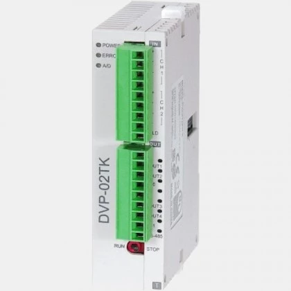 Moduł temperaturowy 2 kanałowy DVP02TKL-S Delta Electronics