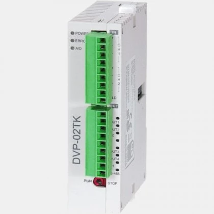 Moduł temperaturowy 2 kanałowy DVP02TKR-S Delta Electronics