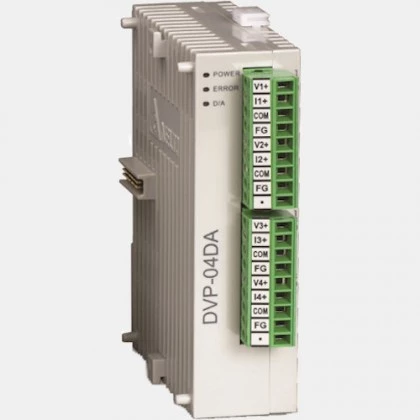 Moduł 4 wyjść analogowych DVP04DA-S2 Delta Electronics