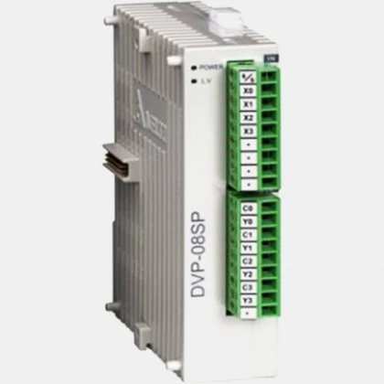 Moduł 4 wyjść cyfrowych i 4 wyjść tranzystorowych PNP DVP08SP11TS Delta Electronics