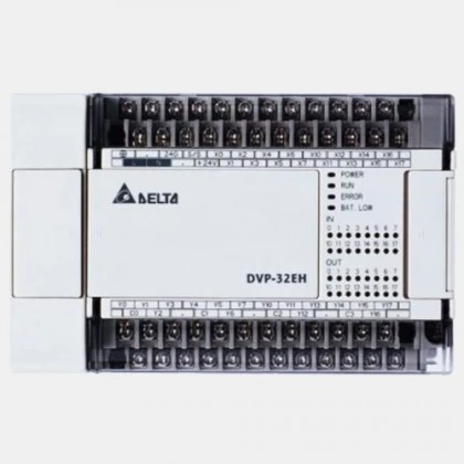 Sterownik PLC 16 wejść i 16 wyjść tranzystorowych DVP32EH00T2 Delta Electronics