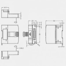 Złącze rozszerzajace Delta Electronics DVPAEXT01-H