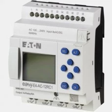 Sterownik 230VAC/DC 8 wejść cyfrowych 4 wyjścia przekaźnikowe EASY-E4-AC-12RC1 Eaton
