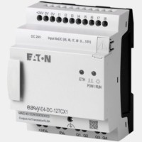 Sterownik 24VDC 8 wejść cyfrowych (4 analogowe) 4 wyjścia tranzystorowe EASY-E4-DC-12TCX1 Eaton
