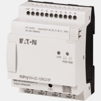 Sterownik 12/24VAC/DC 8 wejść cyfrowych (4 analogowe) 4 wyjścia przekaźnikowe EASY-E4-UC-12RCX1P Eaton