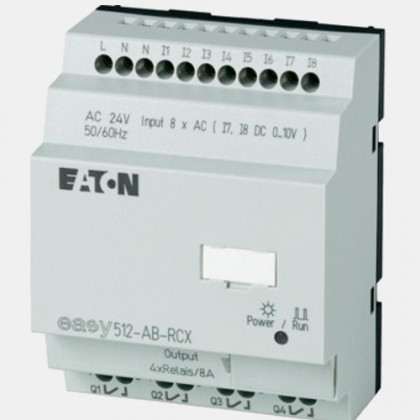 Sterownik 8 wejść oraz 4 wyjść przekaźnikowych EASY512-AB-RCX Eaton