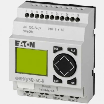 Sterownik 8 wejść oraz 4 wyjść binarnych 8A EASY512-AC-R Eaton
