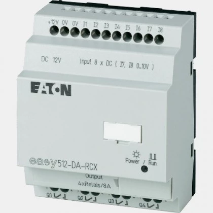 Sterownik 8 wejść oraz 4 wyjść cyfrowych 8A EASY512-DA-RCX Eaton