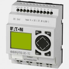 Sterownik 8 wejść cyfrowych oraz 4 wyjść tranzystorowych EASY512-DC-TC Easy 500 Eaton