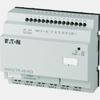 Sterownik 12 wejść cyfrowych oraz 6 wyjść przekaźnikowych Eaton EASY719-AB-RCX