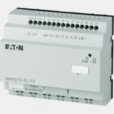 Sterownik 12 wejść cyfrowych oraz 8 wyjść tranzystorowych Eaton EASY721-DC-TCX