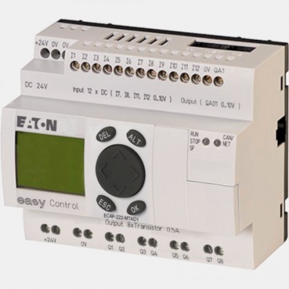 Sterownik PLC EC4P-222-MTAD1 EC4P 12 wejść i 8 wyjść tranzystorowych Eaton