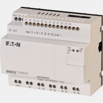 Sterownik PLC EC4P-222-MTXX1 EC4P 12 wejść i 8 wyjść tranzystorowych Eaton