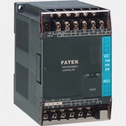 Sterownik 6 wejść dyskretnych i 4 wyjść przekaźnikowych Fatek FBs-10MCR2-D24