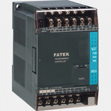 Sterownik 8 wejść dyskretnych i 6 wyjść tranzystorowych NPN Fatek FBs-14MAT2-AC