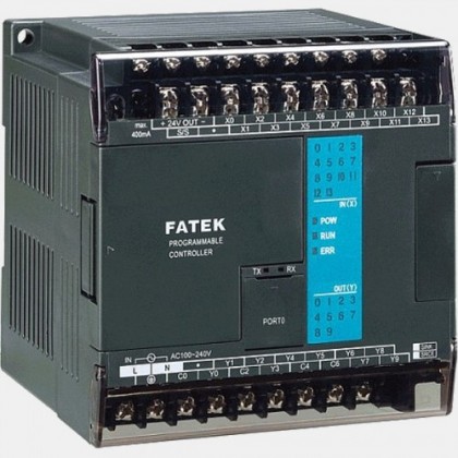 Sterownik 12 wejść dyskretnych oraz 8 wyjść tranzystorowych NPN Fatek FBs-20MCT2-AC