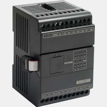 Moduł 8 wyjść binarnych i 8 wyjść tranzystorowych NPN Fatek B1-16XYT
