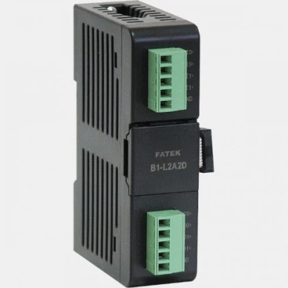 Moduł 2 wejść oraz 2 wyjść analogowych Fatek B1-L2A2D