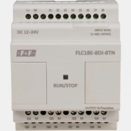Moduł 8 wejść i 8 wyjść tranzystorowych PNP FLC18E-8DI-8TN F&F