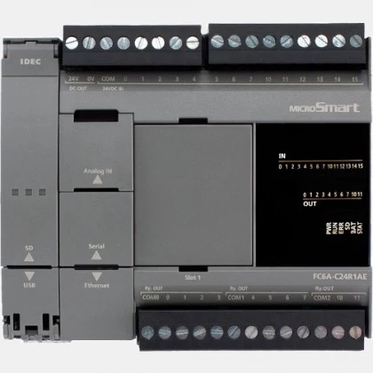 Sterownik PLC 14 wejść i 10 wyjść przekaźnikowych FC6A-C24R1CE IDEC