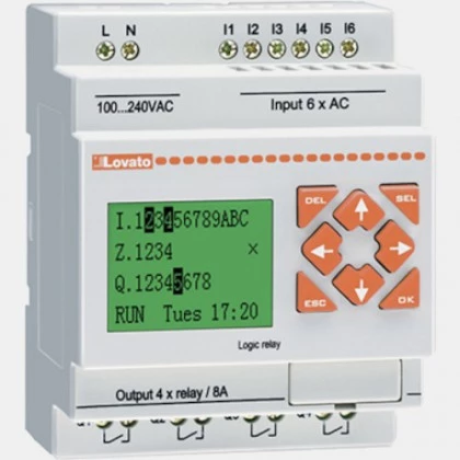 Jednostka główna LRD10RA240 6 wejść, 4 wyjścia przekaźnikowe Lovato Electric