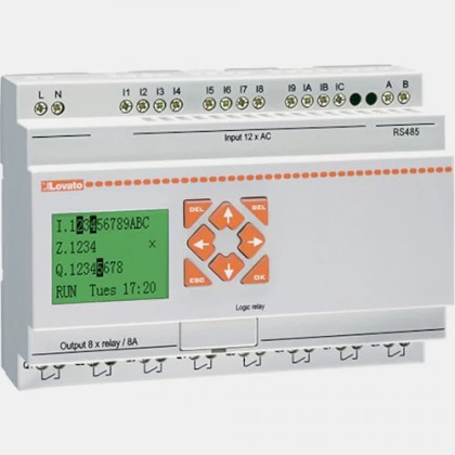 Jednostka główna LRD20RD024 12 wejść, 8 wyjść przekaźnikowych Lovato Electric