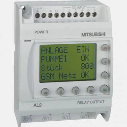Sterownik PLC 6 wejść i 4 wyjść przekaźnikowych AL2-10MR-A Mitsubishi