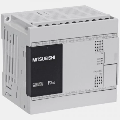 Sterownik PLC 16 wejść i 14 wyjść tranzystorowych oraz 2 wejścia analogowe FX3S-30MT/ES-2AD Mitsubishi Electric