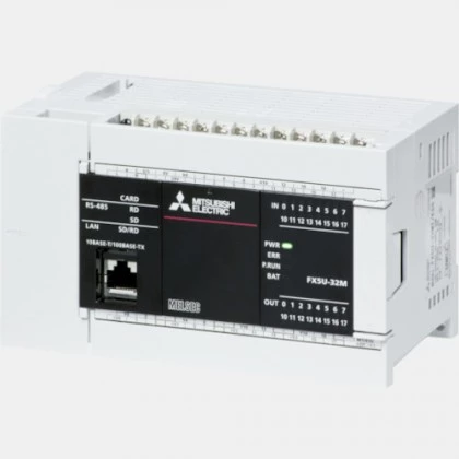 Sterownik PLC 16 wejść i 16 wyjść tranzystorowych NPN FX5U-32MT/ES Mitsubishi Electric