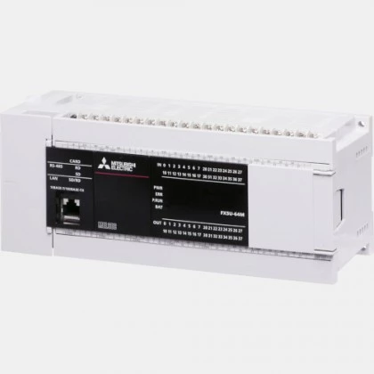 Sterownik PLC 32 wejść i 32 wyjść tranzystorowych PNP FX5U-64MT/ESS Mitsubishi Electric