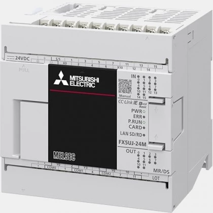 Sterownik PLC 14 wejść i 10 wyjść przekaźnikowych FX5UJ-24MR/DS Mitsubishi Electric