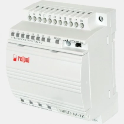 Sterownik PLC 8 wejść i 4 wyjścia przekaźnikowe NEED-12DC-01-08-4R Relpol