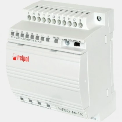 Sterownik PLC 8 wejść i 4 wyjścia przekaźnikowe NEED-220DC-11-08-4R Relpol