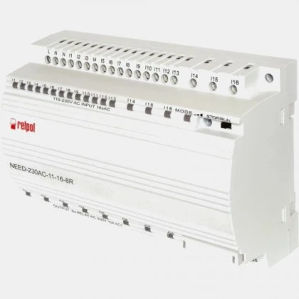 Sterownik PLC 16 wejść i 8 wyjść przekaźnikowych NEED-230AC-11-16-8R Relpol
