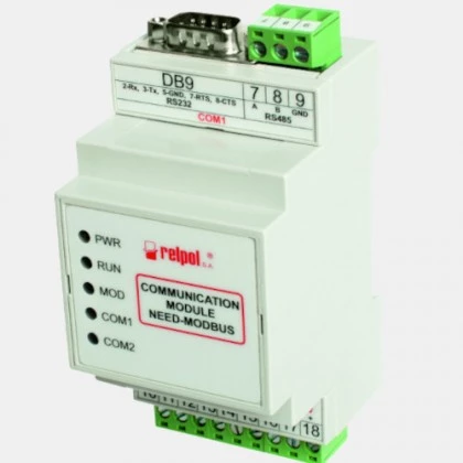 Moduł komunikacyjny NEED Master / ModBus RTU Slave NEED-MODBUS Relpol