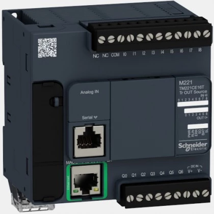 Sterownik PLC Modicon M221 24 VDC TM221CE16T Schneider Electric