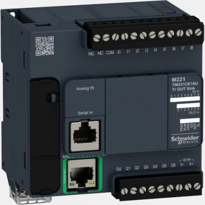Sterownik PLC Modicon M221 100...240 VAC TM221CE16U Schneider Electric