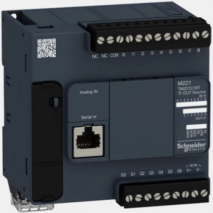 Sterownik PLC Modicon M221 24 VDC TM221C16T Schneider Electric
