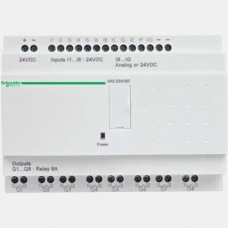 Sterownik Zelio Logic 12 wejść binarnych i 8 wyjść przekaźnikowych 24V AC SR2E201B