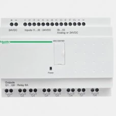 Sterownik Zelio Logic 12 wejść dyskretnych oraz 8 wyjść przekaźnikowych SR2E201FU