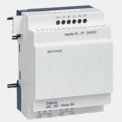 Moduł rozszerzeń 6 wejść dyskretnych i 4 wyjść przekaźnikowych Zelio Logic SR3XT101B