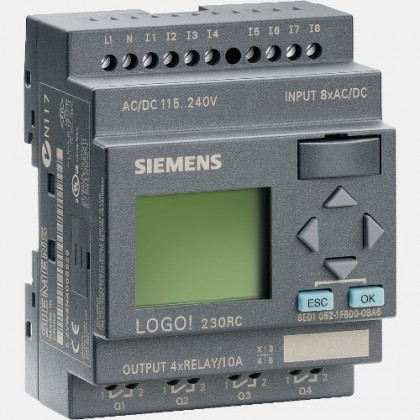 Sterownik 8 wejść i 4 wyjść przekaźnikowych LOGO! 230RC Siemens 6ED1052-1FB00-0BA6