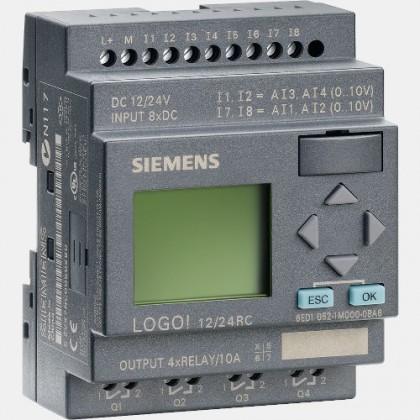 Sterownik LOGO! 12/24RC wyj. przekaźnikowe Siemens 6ED1052-1MD00-0BA6