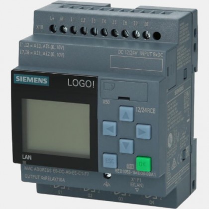 Sterownik PLC 6ED1052-1MD08-0BA1 LOGO! 8.3 12/24RCE Siemens