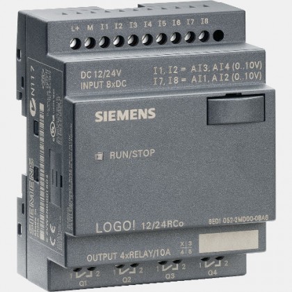 Sterownik LOGO! 12/24RCO wyj. przekaźnikowe Siemens 6ED1052-2MD00-0BA6